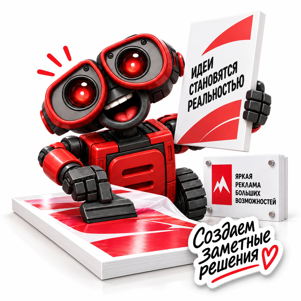 Накатка на ПВХ — иллюстрация студии ТЕКСТ